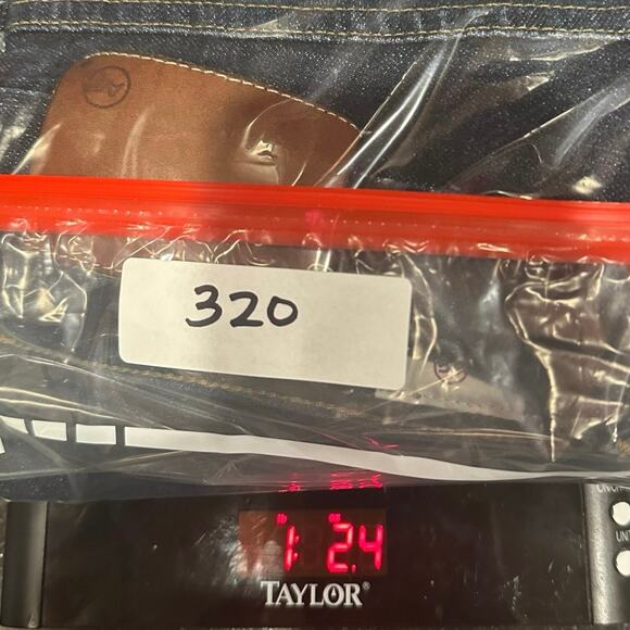 AG Adriano Goldschmied Selvage Jeans 30x24 The Nomad Straight Button Fly Denim - Picture 16 of 16